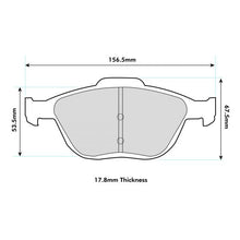 Load image into Gallery viewer, Ford Focus ST170 Front Performance Brake Pads 8197