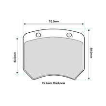 Load image into Gallery viewer, SEAT Leon (MK2) 2.0 SuperCopa / Leon (MK2) 2.0 SuperCopa Long race / Leon (MK3) 2.0 SuperCopa Rear Performance Brake Pads 0820