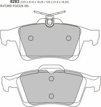 Load image into Gallery viewer, Ford Focus ST Mk3 Rear Prorace Pads 8283