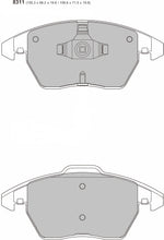 Load image into Gallery viewer, PEUGEOT 207 1.6 Turbo Front Performance Brake Pads with PBS 8311
