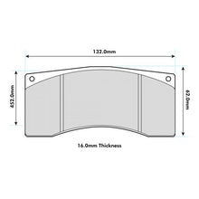 Load image into Gallery viewer, CITROEN R5 DS3 / C3 Rally car Performance Brake Pad 8392 16mm Thickness
