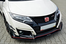 Load image into Gallery viewer, Maxton Design - FRONT RACING SPLITTER V.2 HONDA CIVIC IX TYPE R (2015-2017)