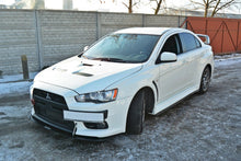 Load image into Gallery viewer, Maxton Design - FRONT RACING SPLITTER V.2 MITSUBISHI LANCER EVO X (2005-2017)