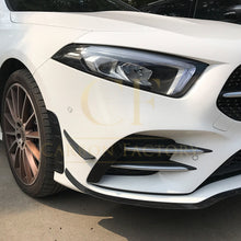 Load image into Gallery viewer, Type 1 Gloss Black Front Canards for Mercedes Benz W177 A Class AMG & A35 18-22
