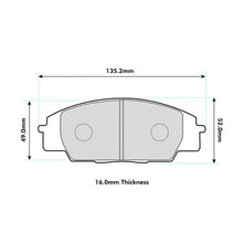 Load image into Gallery viewer, Honda Civic FN2 Front Performance Brake Pads 0991