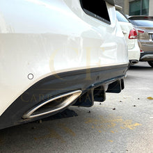 Load image into Gallery viewer, Gloss Black Rear Diffuser Extension for Mercedes Benz W205 C Class & C63 Saloon 15-21