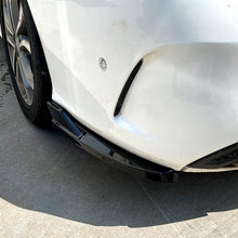 Load image into Gallery viewer, Gloss Black Rear Bumper Spats for Mercedes Benz W205 C Class Saloon 15-21