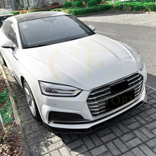 Load image into Gallery viewer, V Style Gloss Black Front Splitter for Audi B9 A5 S Line & S5 17-20