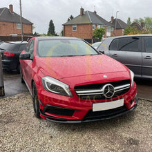 Load image into Gallery viewer, A45 AMG Gloss Black Canards (6 Pieces) for Mercedes Benz W176 A Class 12-15