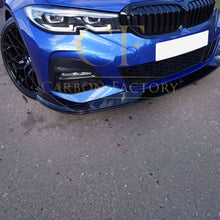 Load image into Gallery viewer, AC Style Gloss Black Front Splitter for BMW 3 Series G20 G21 Pre-LCI 19-22