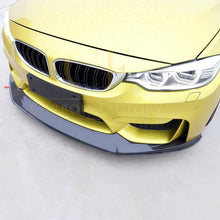 Load image into Gallery viewer, AL Style Carbon Fibre Front Splitter for BMW F80 M3 F82 F83 M4 14-20