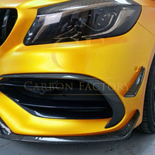 Load image into Gallery viewer, AMG Carbon Fibre Canards Winglets Splitter (8 Pieces) for Mercedes Benz W176 A Class 16-18