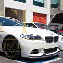 Load image into Gallery viewer, AR Style Carbon Fibre Front Splitter for BMW F10 5 Series 10-17
