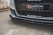 Load image into Gallery viewer, Maxton Design - FRONT SPLITTER V.3 AUDI S3 / A3 S-LINE 8V FACELIFT SEDAN (2016-2020)