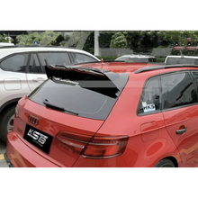 Load image into Gallery viewer, Audi ‘RS3 Look’ A3 S3 RS3 8V Sportback 5 Door Gloss Black Roof Spoiler 2013-2020