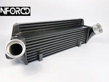 Load image into Gallery viewer, BMW 120d 123d 320d N47 Performance Intercooler Upgrade - Stepped Black Front Mount FMIC, Direct Fit E81 E82 E87 E88 E90 E91 E92 E93