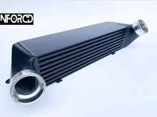 Load image into Gallery viewer, BMW 135i 335i N54 Front Mount Intercooler FMIC Upgrade, 5 Inch Competition Bar & Plate Core, Cast End Tanks, Satin Black, Direct Fit E82/E88/E90/E91/E92/E93 (2007–2010), Supports 500+ BHP