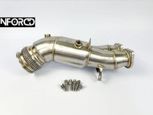 Load image into Gallery viewer, BMW 135i/335i N55 Decat Downpipe (Catless) E82 E88 E90 E91 E92 E93 2011-2012 | T304 Stainless | TIG Welded | Mandrel Bent | UK Made E-Chassis Performance Exhaust