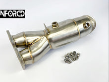 Load image into Gallery viewer, BMW N55 Decat/Catless Downpipe - 335i E90 E91 E92 E93 & 135i E82 E88 (2011-2012) - T304 Stainless, TIG Welded, Mandrel Bent, UK Made