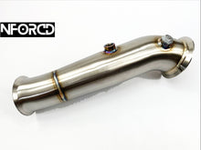 Load image into Gallery viewer, BMW N55 EWG Decat Downpipe 2013+ (Catless) for M135i M235i 335i 435i M2 F20 F21 F22 F23 F30 F31 F32 F33 F34 F36 - T304 Stainless, TIG Welded, UK Made Performance Upgrade