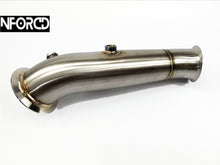 Load image into Gallery viewer, BMW N55 Decat Downpipe (Catless) T304 Stainless, UK Made – EWG 07/2013+ – F32 F33 F36 F30 F31 F34 F20 F21 F22 F23 – 435i 335i M235i M135i M2 – TIG Welded High-Flow