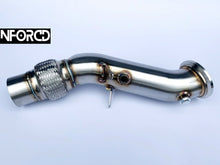 Load image into Gallery viewer, BMW B58 Decat Downpipe 4.5in SS304 TIG Welded | Catless B58 Downpipe for M140i M240i 340i 440i 540i 740i (F20 F21 F22 F30 F31 F32 F33 F36 G30 G11 G12)