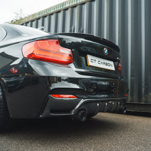 Load image into Gallery viewer, BMW CARBON EXHAUST TIPS 135i/140i/235i/240i/335i/340i/435i/440i - BLACK (SET OF 2)