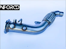 Load image into Gallery viewer, BMW E60 E61 525d 530d M57N DPF Delete Downpipe – T304 Stainless, TIG Welded, Mandrel Bent – Fits 2003-2010; Also 325d 330d E90 E91 E92 E93 2005-2008 – Performance Exhaust Upgrade, Lifetime Warranty