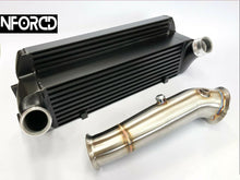 Load image into Gallery viewer, BMW N55 Intercooler & Decat Downpipe Kit – 5 Inch Competition FMIC + T304 Catless Downpipe | Fits 335i 435i M135i M235i M2 (07/2013+)