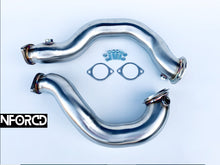 Load image into Gallery viewer, BMW 335i/135i N54 Decat Downpipes (Catless) E90 E91 E92 E93 E82 E88 2006-2010 | T304 Stainless, TIG Welded, UK Made, Lifetime Warranty