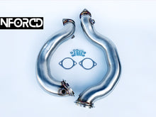 Load image into Gallery viewer, BMW 335i/135i N54 Decat Downpipes (Catless) E90 E91 E92 E93 E82 E88 2006-2010 | T304 Stainless, TIG Welded, UK Made, Lifetime Warranty