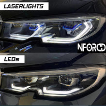 Load image into Gallery viewer, Nforcd BMW 3 Series G20 G21 CSL-Style Yellow DRL LED Modules – Headlight Daytime Running Lights Upgrade Set (Saloon & Touring)