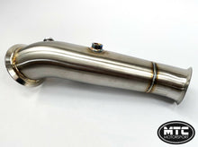 Load image into Gallery viewer, BMW N55 EWG Decat/Catless Downpipe for 335i 435i M135i M235i M2 (F20 F21 F22 F23 F30 F31 F32 F33 F34 F36 F87) 07/2013+ T304 Stainless Steel Performance Exhaust Upgrade UK Made TIG Welded