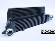 Load image into Gallery viewer, BMW 525d 530d 535d 635d Front Mount Intercooler FMIC Upgrade E60 E61 E63 E64 M57 Diesel 2003-2010 | MTC Performance | Satin Black | Direct Fit Bar & Plate