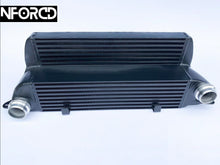 Load image into Gallery viewer, BMW 5 Series E60 E61 525d 530d 535d / 6 Series E63 E64 635d Diesel Performance Front Mount Intercooler FMIC Upgrade - Satin Black Bar & Plate, Direct Fit, 500bhp