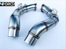 Load image into Gallery viewer, BMW M5 F10 & M6 F12 Decat (Catless) Downpipes T304 Stainless Steel - S63 4.4 Twin Turbo V8 - 2010-2017 - TIG-Welded Performance Exhaust Upgrade