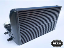 Load image into Gallery viewer, BMW X6 F16 / X5 F15 (E70 X5, E71 X6) Stepped Competition Front Mount Intercooler FMIC - Bar & Plate, Satin Black, Direct Fit, 535x332x150mm, 800+ BHP