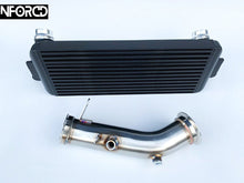 Load image into Gallery viewer, BMW M135i Intercooler & Decat Downpipe Upgrade Kit (2012 to June 2013, Pre-July) N55 Pre-EWG | 5" Competition FMIC + T304 Stainless Catless Downpipe | Plug-and-Play
