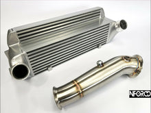Load image into Gallery viewer, BMW N55 Intercooler & Decat Downpipe Kit - 5" Front Mount Intercooler (FMIC), T304 TIG-Welded Catless Turbo Downpipe - Fits M135i M235i M2 335i 435i (2013+) F20 F22 F30 F32 F87 - Plug & Play - Lifetime Warranty