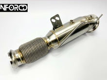 Load image into Gallery viewer, BMW M340i OPF Decat Downpipe 4.5in SS304 TIG Welded – Fits B58 G20 M340i, G22 440i, G30 540i, G32 640i, G11/G12 740i, G14/G15/G16 840i, Z4 G29 M40i & Toyota Supra A90 GR (OPF/PPF Models Only)