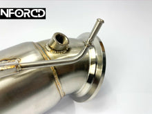 Load image into Gallery viewer, BMW M340i OPF Decat Downpipe 4.5in SS304 TIG Welded – Fits B58 G20 M340i, G22 440i, G30 540i, G32 640i, G11/G12 740i, G14/G15/G16 840i, Z4 G29 M40i & Toyota Supra A90 GR (OPF/PPF Models Only)