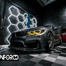 Load image into Gallery viewer, Nforcd BMW M3/M4 CSL-Style Yellow DRL LED Module Set F80 F82 F83 LCI – Angel Eyes Daytime Running Lights Upgrade (Pair)