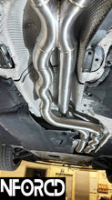 Load image into Gallery viewer, BMW M3/M4 F80 F82 Equal Length Cat-Back Exhaust Mid Pipe 3.5" - 304 Stainless Centre Section, Direct Fit to OEM Back Box, S55