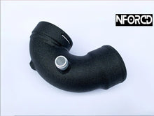 Load image into Gallery viewer, BMW M3 M4 F80 F82 S55 Aluminium Intercooler to Throttle Body Charge Pipe Upgrade (Comp & GTS) | MTC Motorsport Boost Pipe with Meth Port