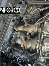 Load image into Gallery viewer, BMW M5 Competition F90 Decat Downpipes S63 Twin Turbo V8 3" SS304 Catless V-Band TIG Welded 2018+ Stage 2