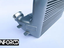 Load image into Gallery viewer, BMW X6 E71 Stepped Competition Intercooler FMIC Upgrade - Front Mount Direct Fit - Fits X5 E70/F15 & X6 F16 - Bar & Plate Core, Cast End Tanks - Grey Powder Coated