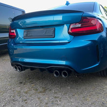 Load image into Gallery viewer, Big Fins Style Carbon Fibre Rear Diffuser for BMW F87 F87C M2 16-21