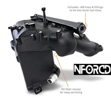 Load image into Gallery viewer, Mishimoto S58 Charge Air Cooler Inlet Manifold for BMW G87 M2, G80/G81 M3, G82/G83 M4 – Port Injection Ready PFI Fuel Rail – Bar-and-Plate Intercooler Manifold Upgrade