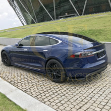 Load image into Gallery viewer, C Style Carbon Fibre Boot Spoiler for Tesla Model S 13-22