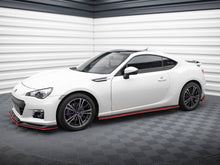 Load image into Gallery viewer, Maxton Design - SIDE SKIRTS SPLITTERS (BLACK & RED) V.2 SUBARU BRZ (2017-2020)/ TOYOTA GT86 FACELIFT (2017-UP)